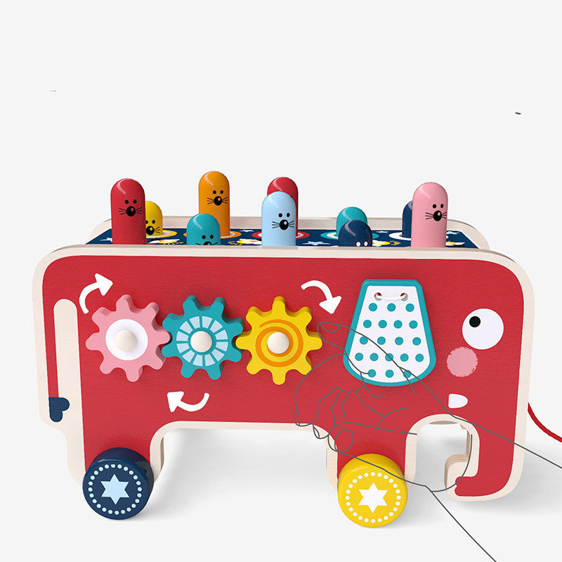Montessori Elephant Play Bus - Your Baby Universe