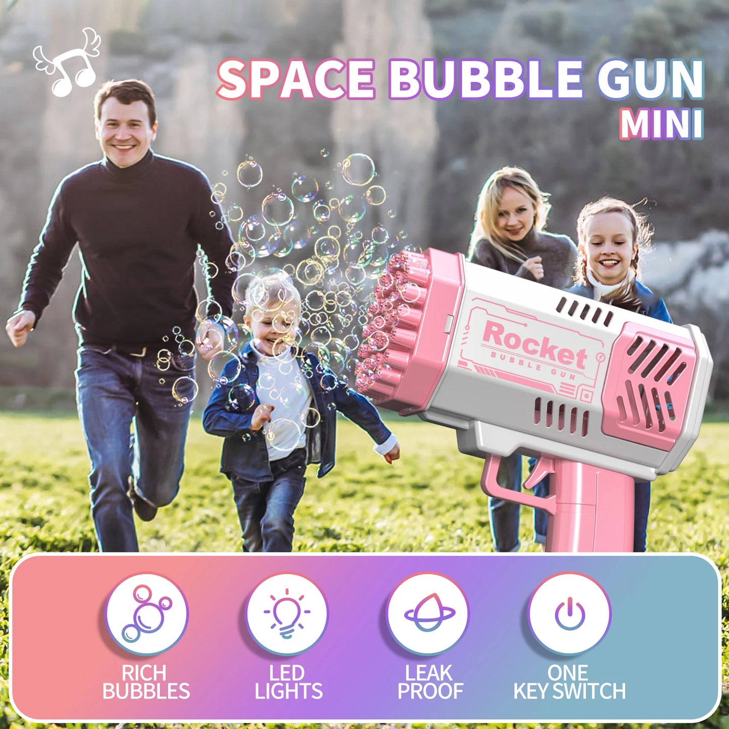 Bubble Rocket Launcher - Your Baby Universe