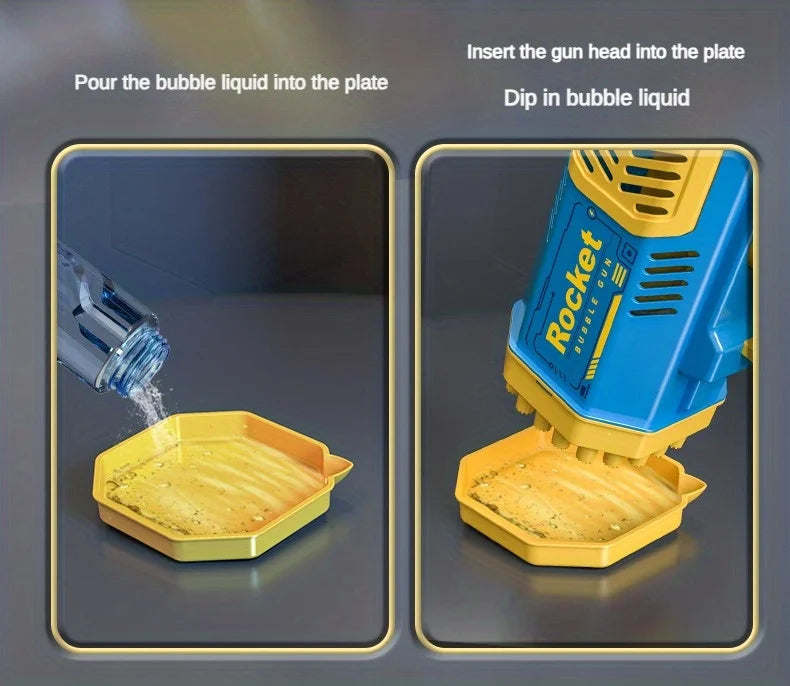 Bubble Toy Rocket Launcher - Your Baby Universe