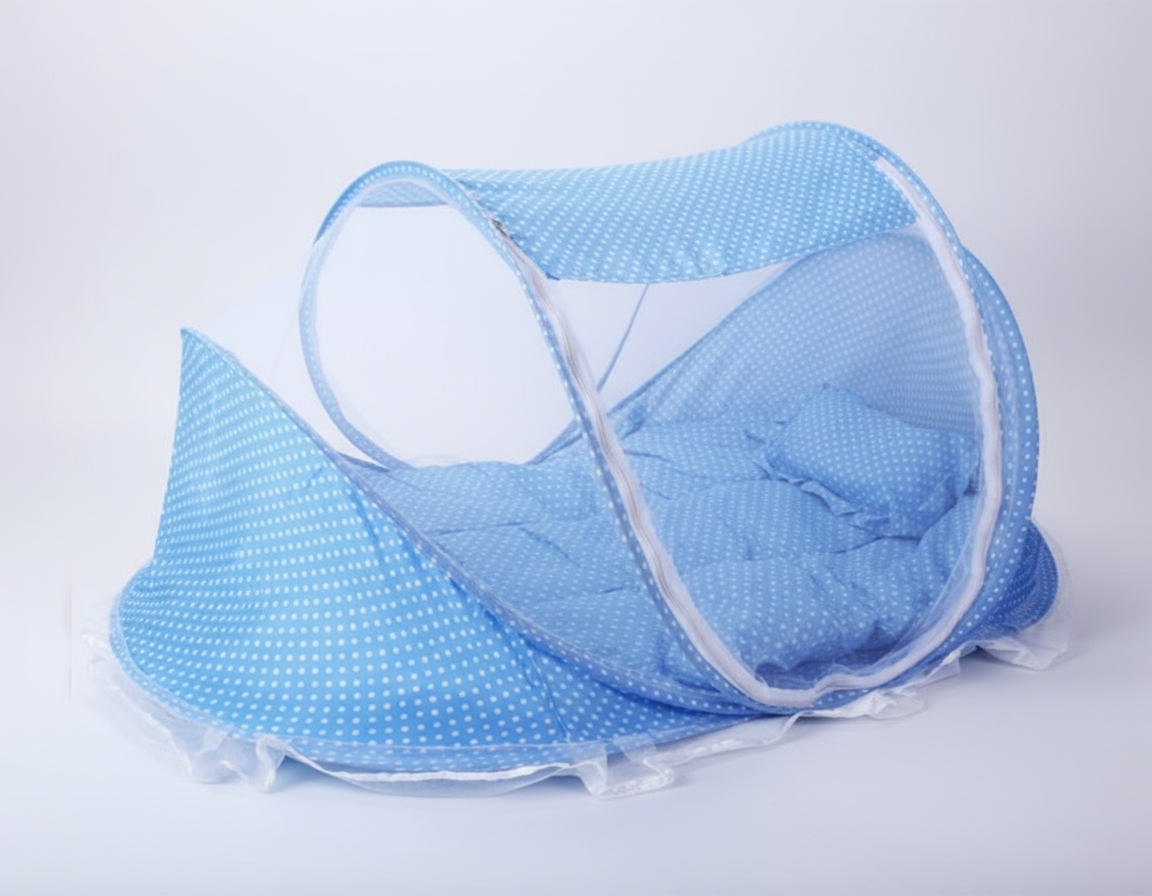 DreamNest - Portable Baby Bed Blue