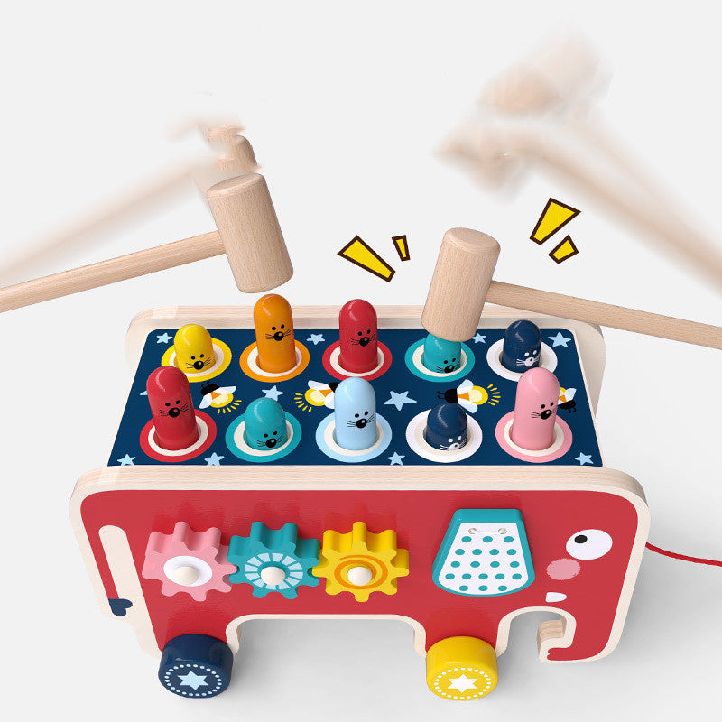 Montessori Elephant Play Bus - Your Baby Universe