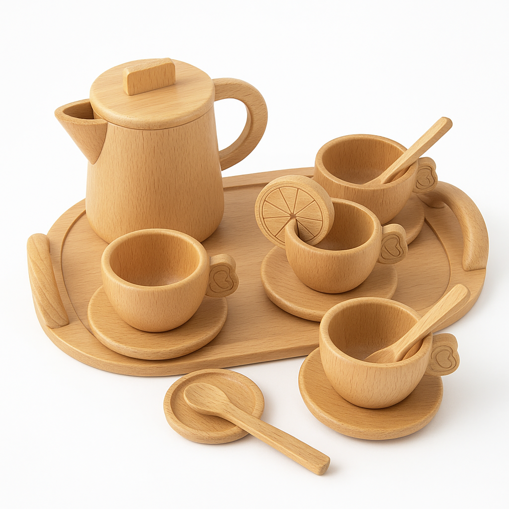 Montessori Tea Set Professional Product Photo