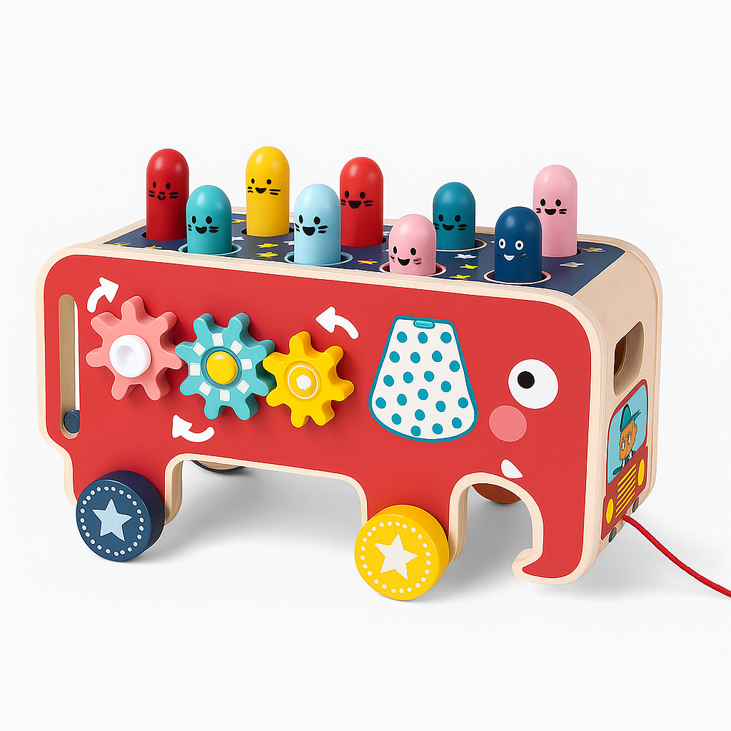 Elephant Bus Toy Professional Product Photo